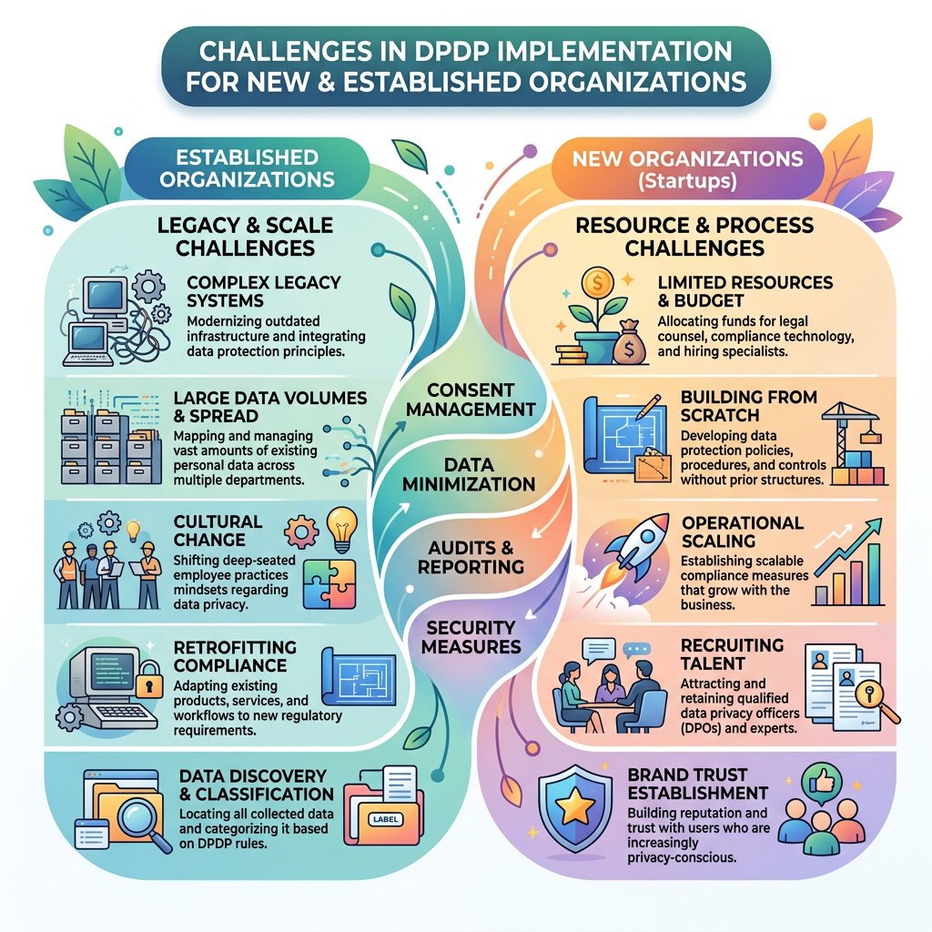 DPDP Act 2023: Challenges for New and Established Organizations in India